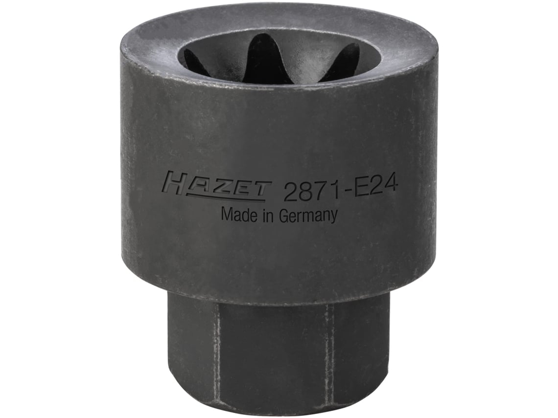 HAZET Llave de Vaso Torx para La Pinza de Freno 2871-E24 Hexágono Exterior 22 Mm Perfil Torx Exterior E24