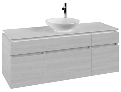 Módulo de lavabo Villeroy &amp Boch Legato B586 1400x550x500mm centrado en el lavabo
