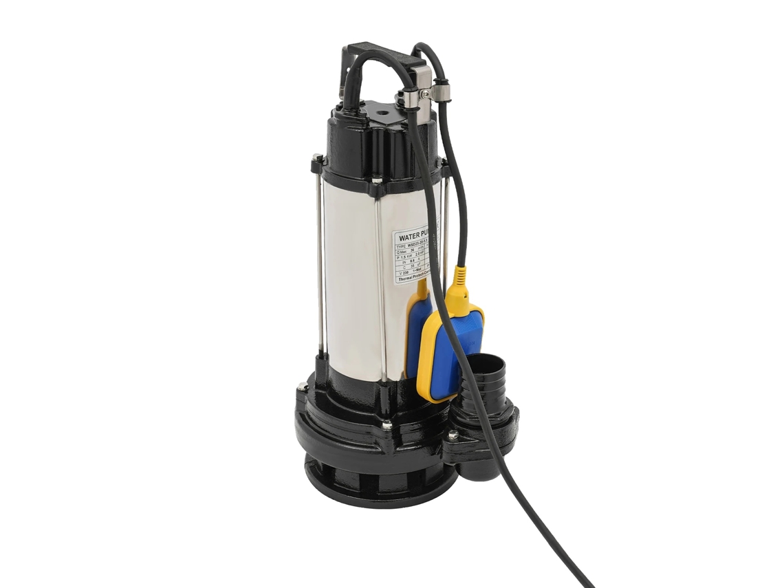 Bomba sumergible para aguas residuales, caudal de 36 000 lh, potencia de 2 CV, 220 V, fabricante original de la UE