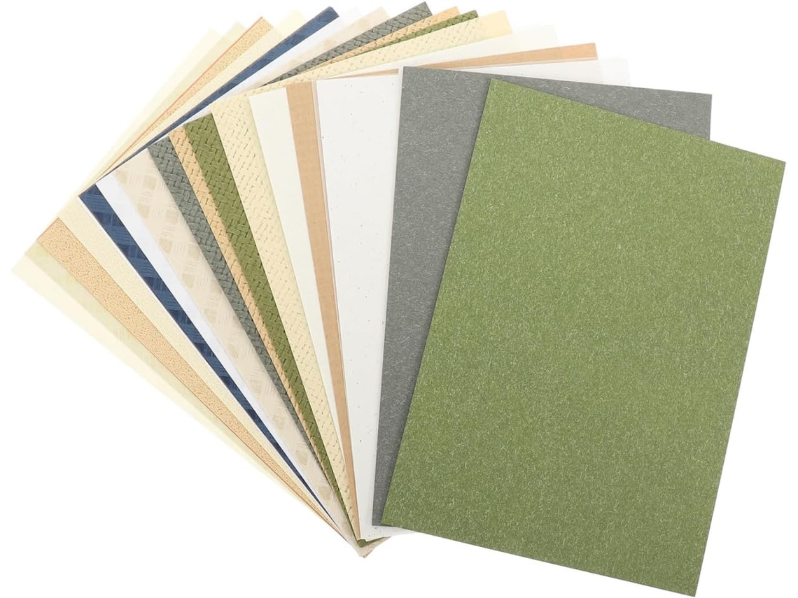 23 Hojas De Papel Texturizado Para Scrapbooking - Papel De Fondo Vintage Surtido Para Diarios