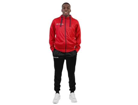 Chaqueta para Hombre GIVOVA (M - Lana - Rojo)