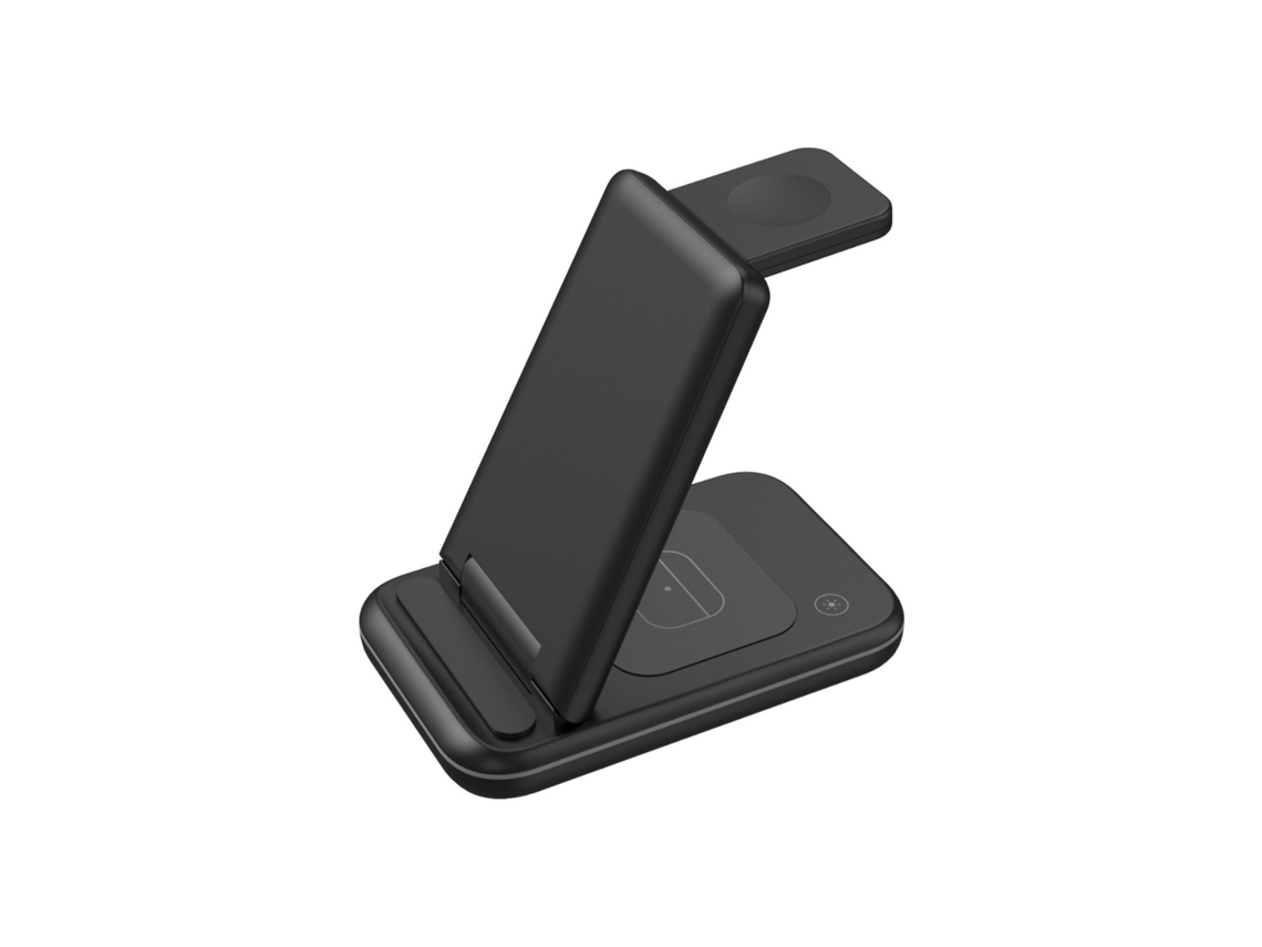 Estación De Carga Inalámbrica Android Para Apple, Samsung Yemaesre Negro