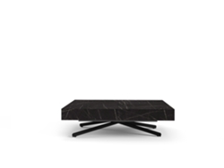 Mesa De Centro FURNLUX Premium Sanna X (Negro, Madera Contrachapada - 80X200X80 Cm)