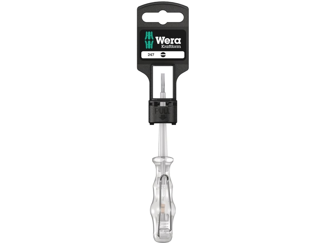 Probador monopolar de fases 247 0,5 x 3,0 x 70 mm SB WERA 05100100001