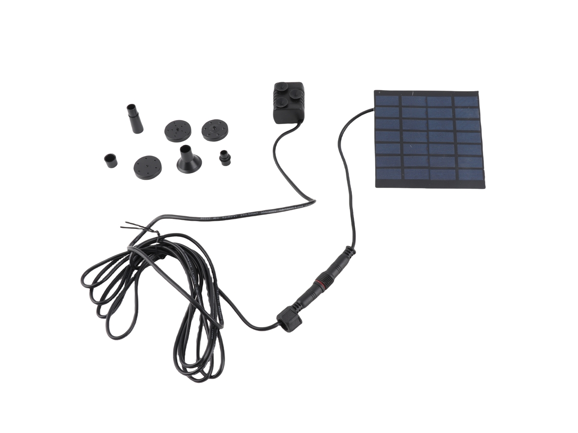 Kit de bomba solar para fuentes de jardín, piscinas, bebederos para pájaros y otras fuentes de agua.