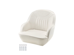 Juego de asientos plegables para barco de PVC blanco Tekmaquinas