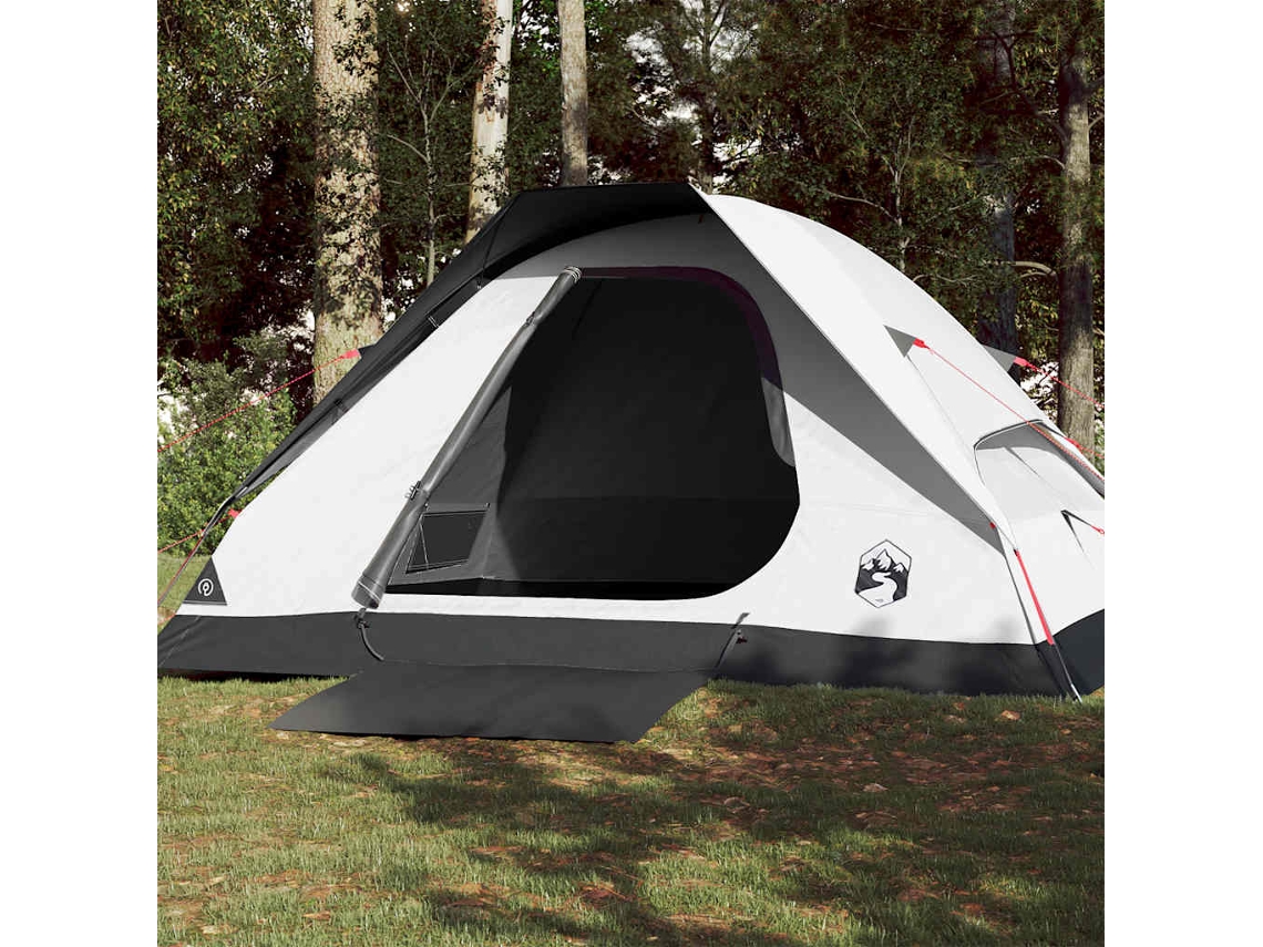 Tienda De Campaña Iglú 4 Personas Tela Opaca Impermeable Blanco