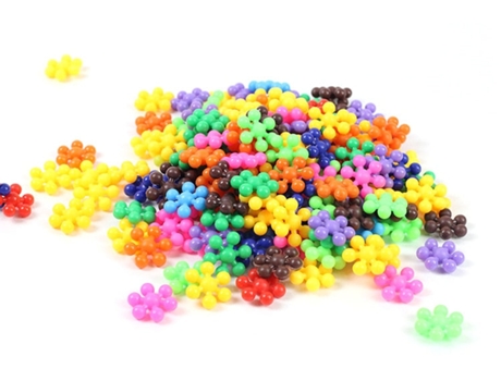 30Pcs - Lot Juguete Educativo Diy de Los Bloques de Construcción de La Flor Del Ciruelo Color Brillante