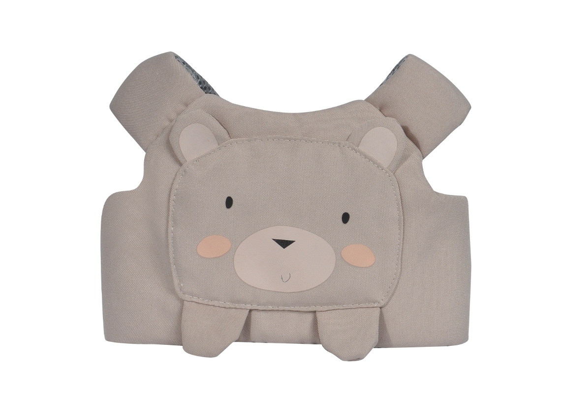 Arnés de oso beige Kikkaboo para bebé