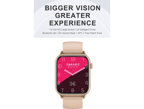 Smartwatch CHRONUS Pantalla HD de 1 9'' protección contra el polvo y Impermeable IP68 Plata