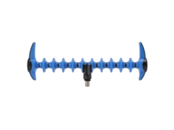 Soporte Para Caña De Pescar Con Interfaz De Tornillo 8/3, Goma Tpr Azul, Largo, Para Pesca En Río, Lago Y Mar.