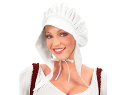 Sombrero de Doncella Medieval blanco adulto