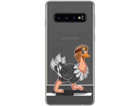 Carcasa Samsung Galaxy S10 Plus TUMUNDOSMARTPHONE Avestruz Multicolor
