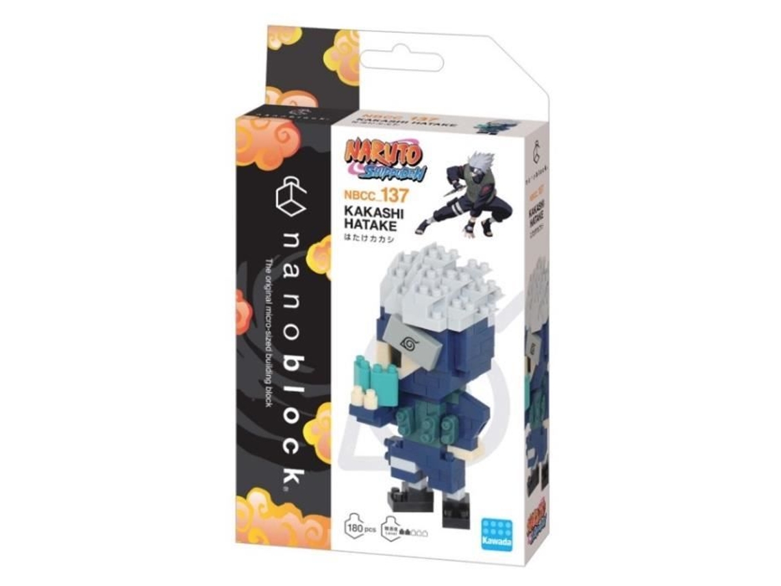 Juguete de construcción - NANOBLOCK - Nanoblock Naruto Kakashi Hatake - 180 piezas - Nivel 2