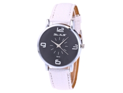 Reloj De Pulsera De Cuarzo Para Mujer Con Correa De Pu Y Esfera Redonda Estrellada (azul)