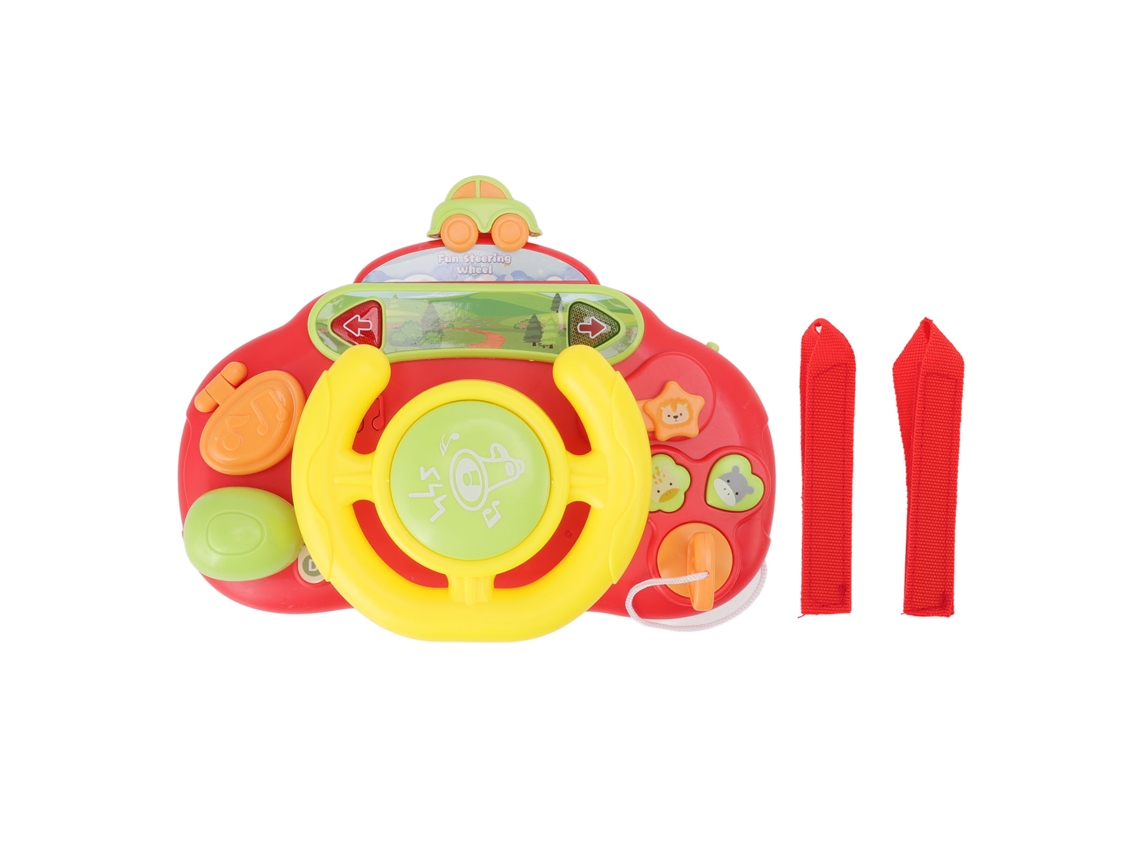 Ats-volante De Juguete Simulación Con Rotación Libre Música Sonido Educatsivo Para Niños Rojo