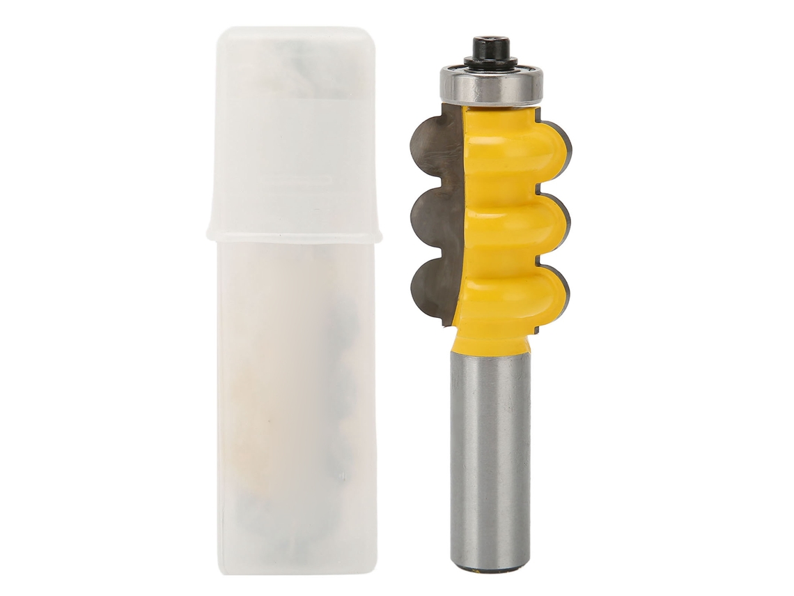 Broca De Fresado De Triple Perla Con Vástago Redondo De 1/2 Pulgada Para Molduras De Muebles.