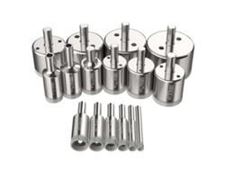 16 Brocas De Diamante, Kit De Sierra De Agujeros 6-50mm Para Acero Carbono, Vidrio, Cerámica, Porcelana, Baldosas, Mármol