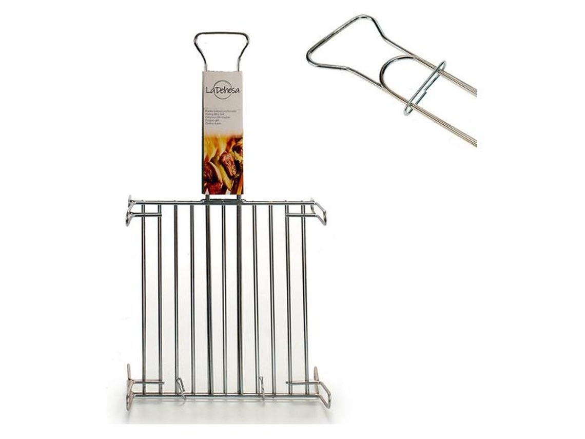 Parrilla Plata LA DEHESA (32 X 16 X 85 cm)