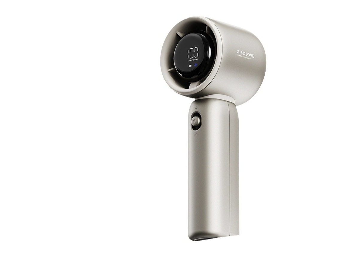 Pequeño Ventilador Portátil De Mano De 4000 Mah, Recargable Por Usb, Compacto, Potente Y Silencioso.