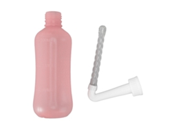 Botella De Enjuague Nasal Neti Pot De Silicona Abs, Limpiador Manual De Nariz, Botella De Irrigación Nasal Para Adultos Y Niños, 310 Ml, Color Rosa