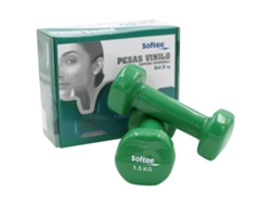 Dumbbells SOFTEE Vinyl Set 1.5 kg
