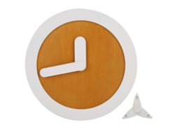 Reloj de pared Baok sin segundero, estilo sencillo para sala de estar y dormitorio, decoración del hogar, para colgar.