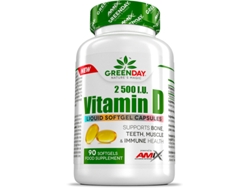 Complemento Alimentar AMIX Greenday Vitamina D 2500 IU Vitaminas Mantenimiento De Huesos Y Músculos (200 ml)