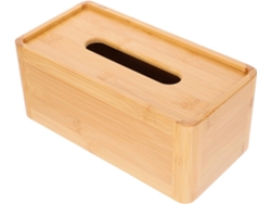 Caja De Pañuelos Grande Y Gruesa De Bambú, Soporte Para Desmaquillante
