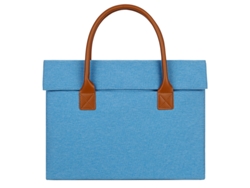 Bolsa para portátil con cremallera magnética, azul, Hexinyigjly (15 pulgadas)