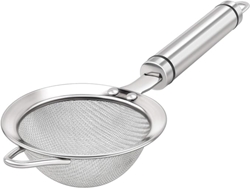 Colador Malla Fina Acero Inox 8,5cm Con Gancho, Espumador Cocina