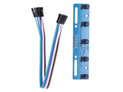 Sensor De Seguimiento Infrarrojo 5 Vías Módulo Tcrt5000l Fotoeléctrico 3.3v-5v