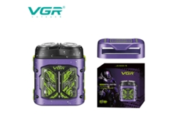 Mini Barbeador, Portátil, Lavável, com Cabeça Dupla, Barbeador Elétrico Recarregável MDUG (roxo)