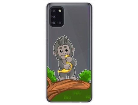 Carcasa Samsung Galaxy A31 TUMUNDOSMARTPHONE Dibujos Transparente Multicolor