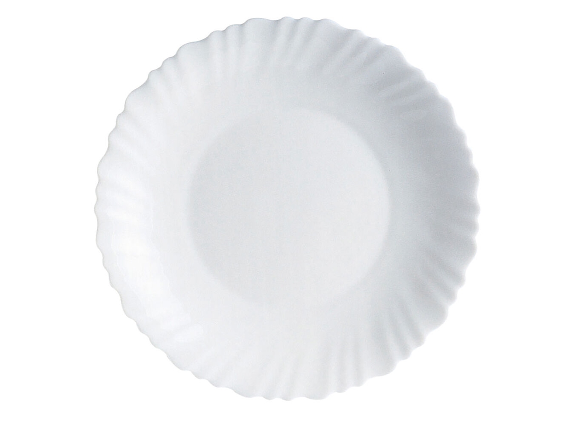 Plato LUMINARC (Blanco - Vidrio)
