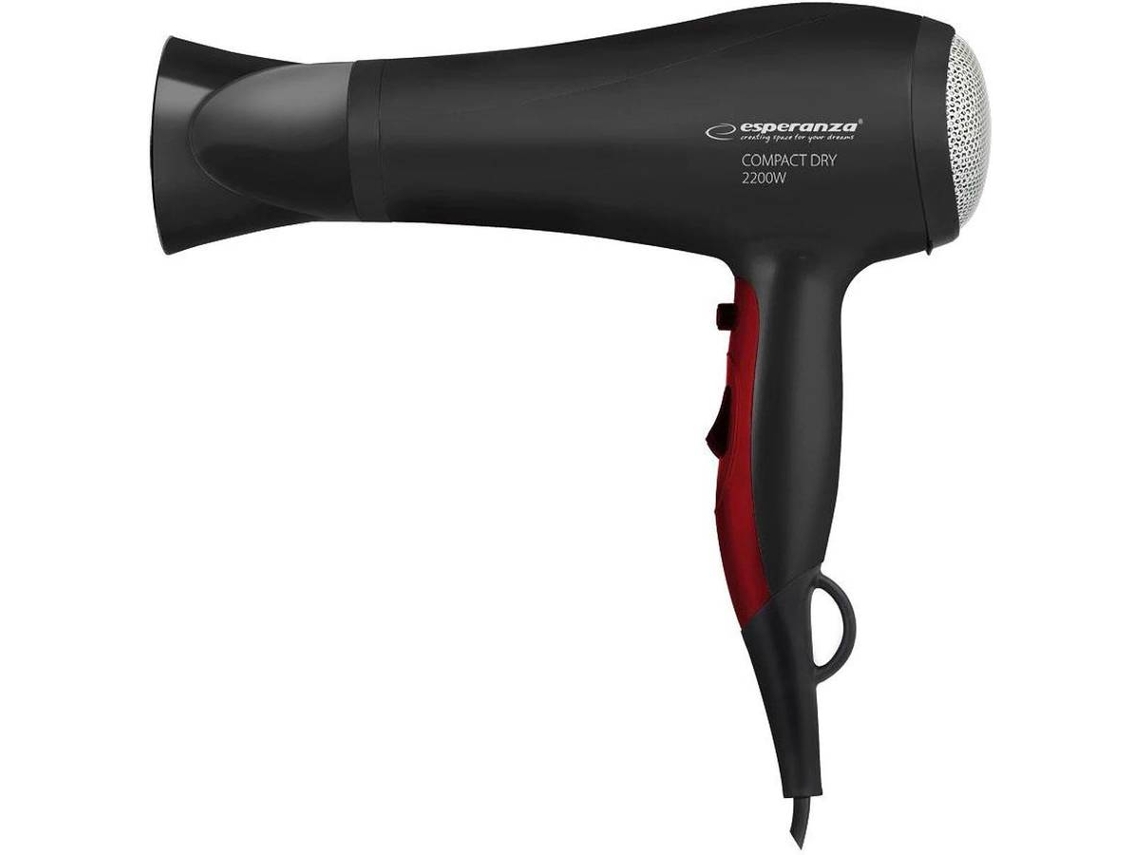 Secador de Pelo ESTORE EBH004K (2200 W - 3 Niveles de Temperatura - Negro)