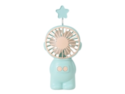 Ventilador silencioso portátil recargable con luz nocturna