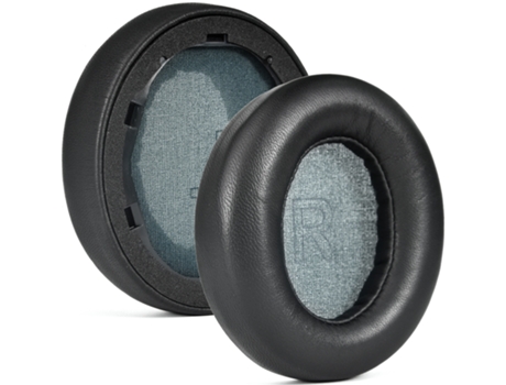 Reemplazo de almohadillas de cuero proteico para Anker Soundcore Life Q30/Q35 BT Negro