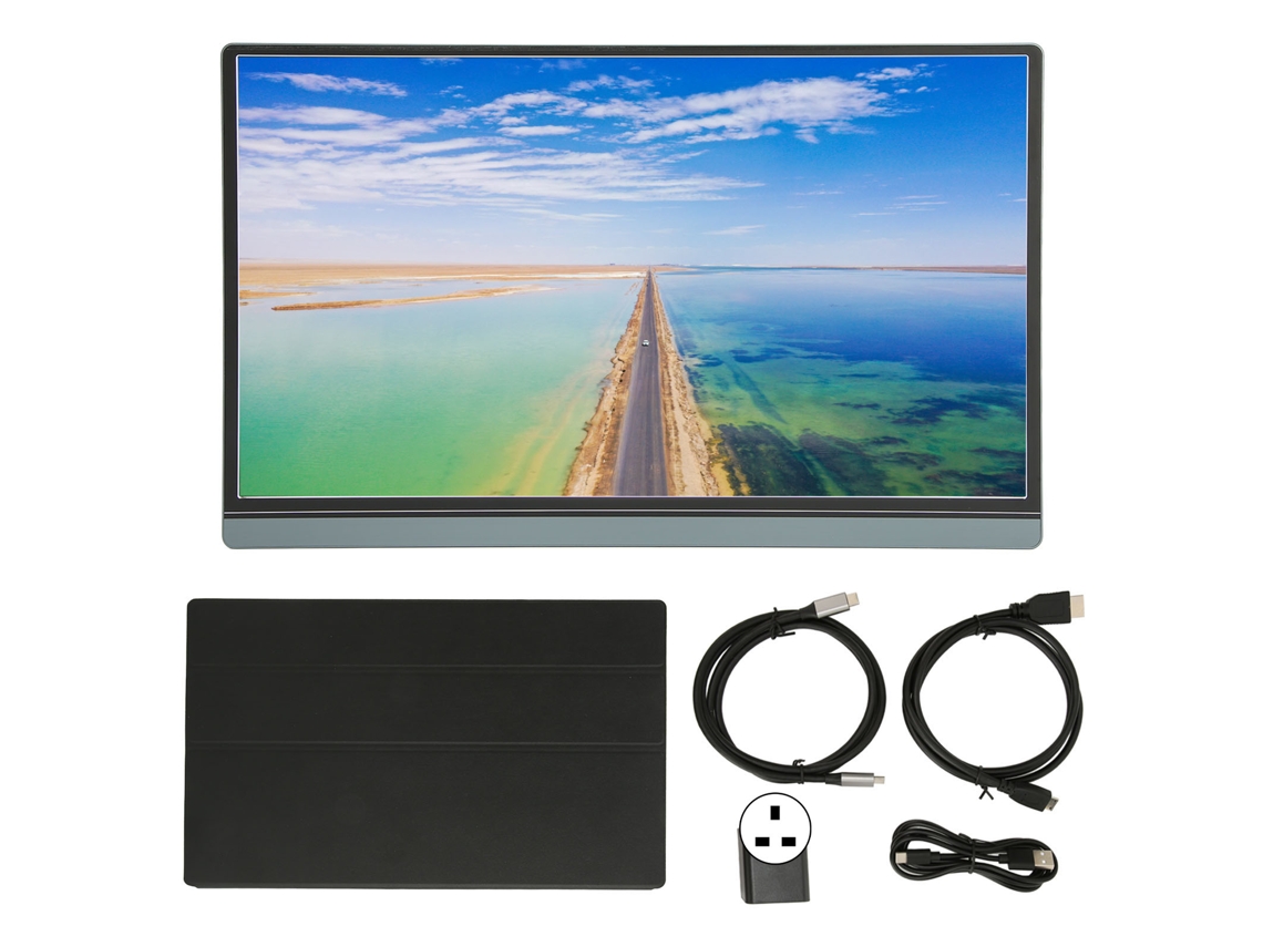 Display Portátil, Extensão De Tela De Notebook, Duas Caixas De Som, 15.6 Polegadas Ips, 1080p