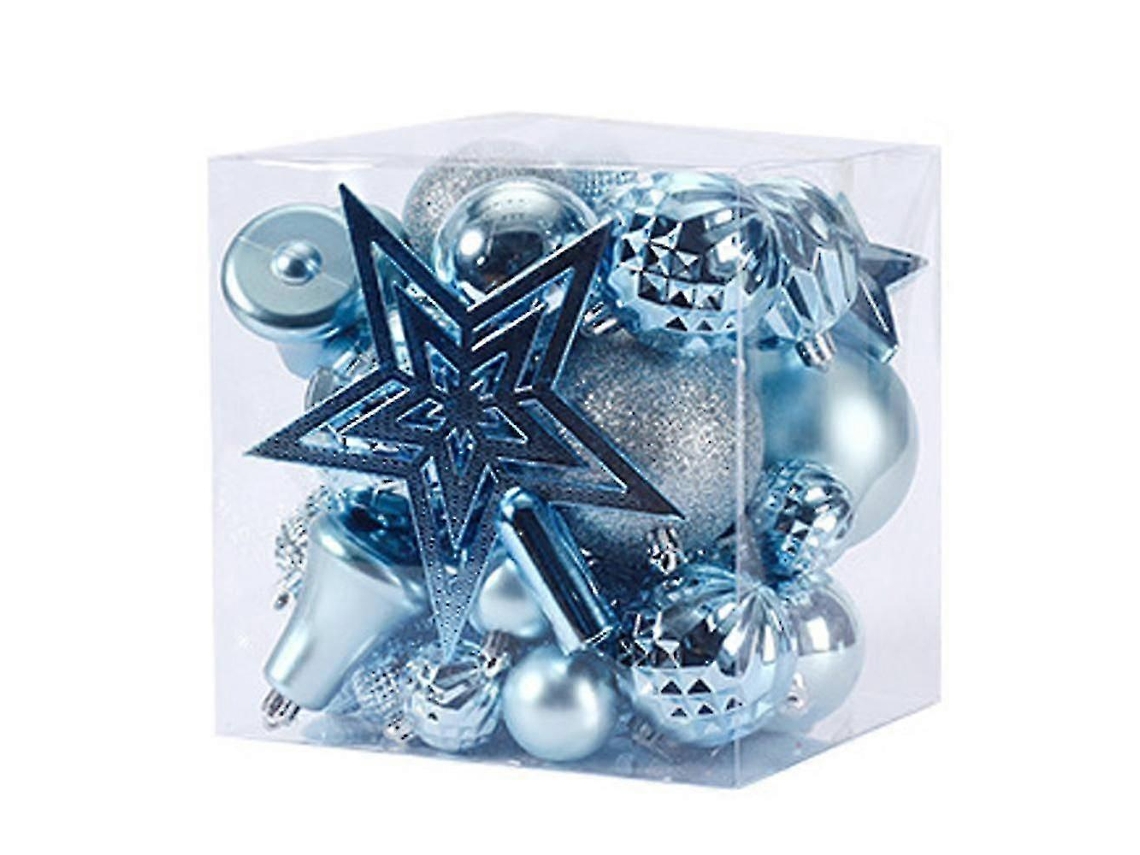 Juego de bolas navideñas irrompibles para decorar el árbol de Navidad (45 piezas)