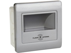 Punto de pared cuadrada de aluminio con detector de microondas de 2 W (Ec. 16W) 4200K Dim. 86x86 mm HOROZ ELECTRIC