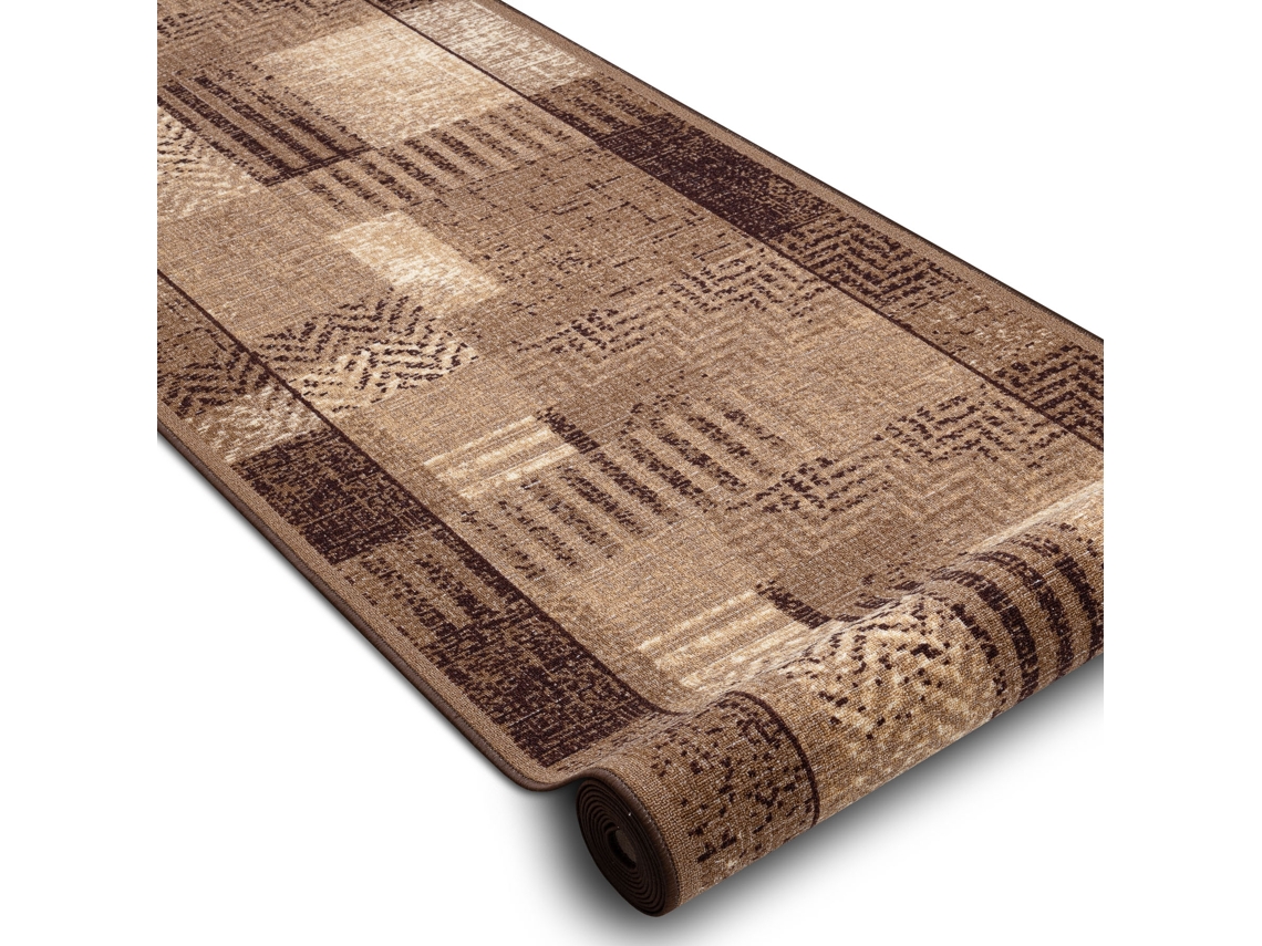 Alfombra de Pasillo con Refuerzo de Goma Essenza Beige 67 cm