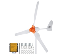 Succebuy Kit De Generador Eólico 800w 12v 3 Palas Con Controlador Mppt Rotor 1,5 M