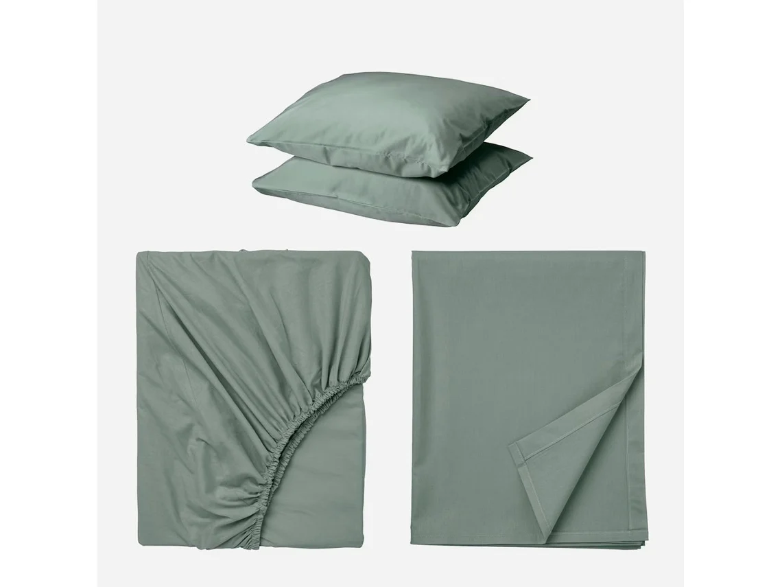 Sábana ONIRICA Jogo Cama Completo Gris (105x200X30cm)