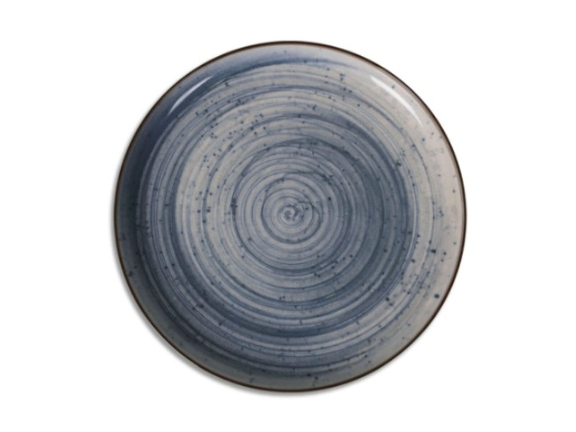 Plato LA MEDITERRÁNEA Swirl (Cerámica - 27 x 27 x 2.8 cm)