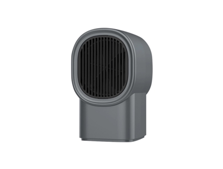 Calefactor Eléctrico TRUMSHOP para Uso Doméstico Portátil Gris