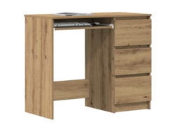 Escritorio | Mesa | Mesa de escritura 90x45x76 cm Madera de roble procesada Hecho a mano