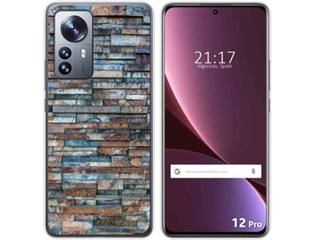 Carcasa para Xiaomi 12 Pro 5G TUMUNDOSMARTPHONE Dibujos Ladrillo 05 Multicolor