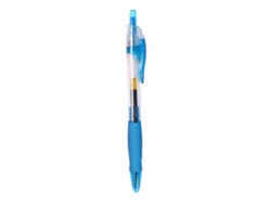 Bolígrafos retráctiles Baok con punta neutra de 0,5 mm, para estudiantes y uso de oficina, color azul.
