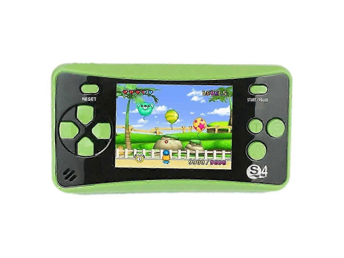 Portable Handheld Game Console Suitable For Children, Arcade System Game Consoles Video Game Player Great Birthday Gift Green